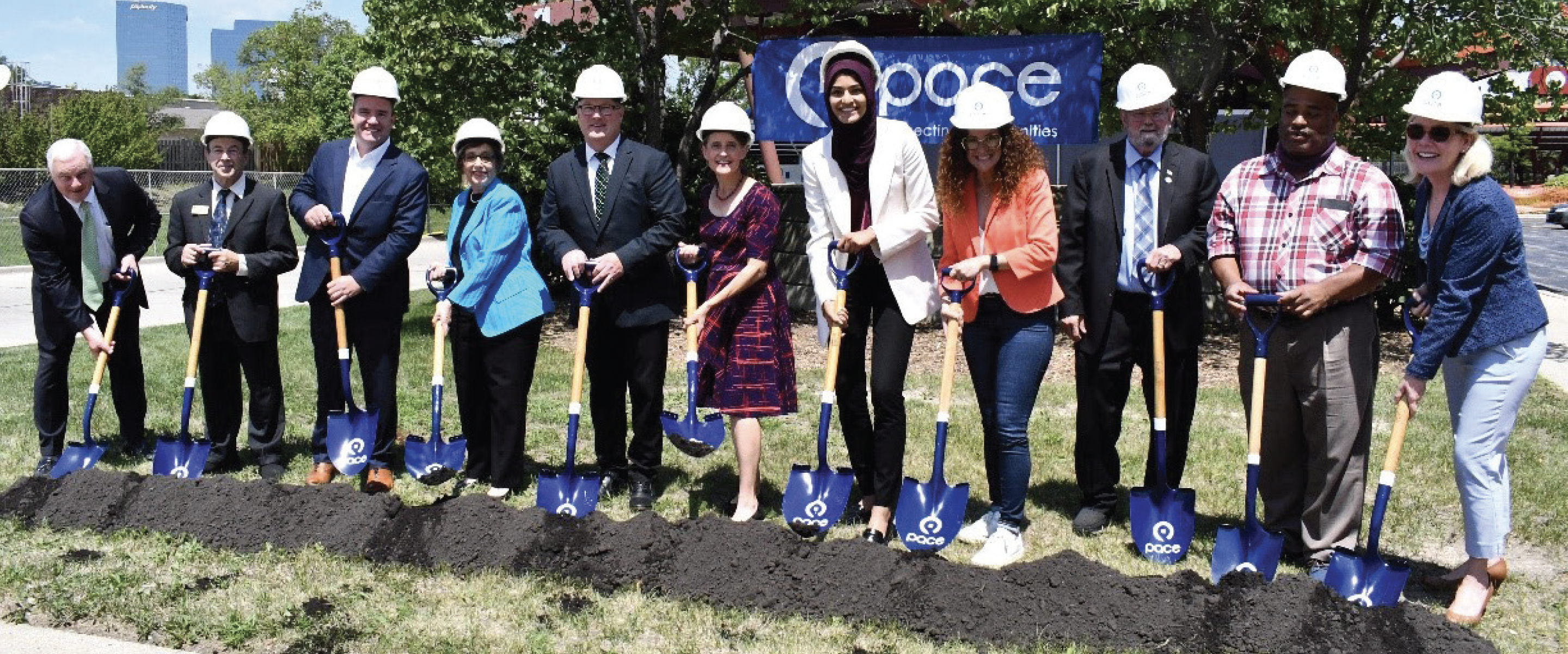Pace Breaks Ground on ADA Paratransit Facility